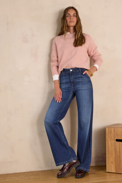 Picture of ALESS WIDE-LEG JEANS IN DENIM